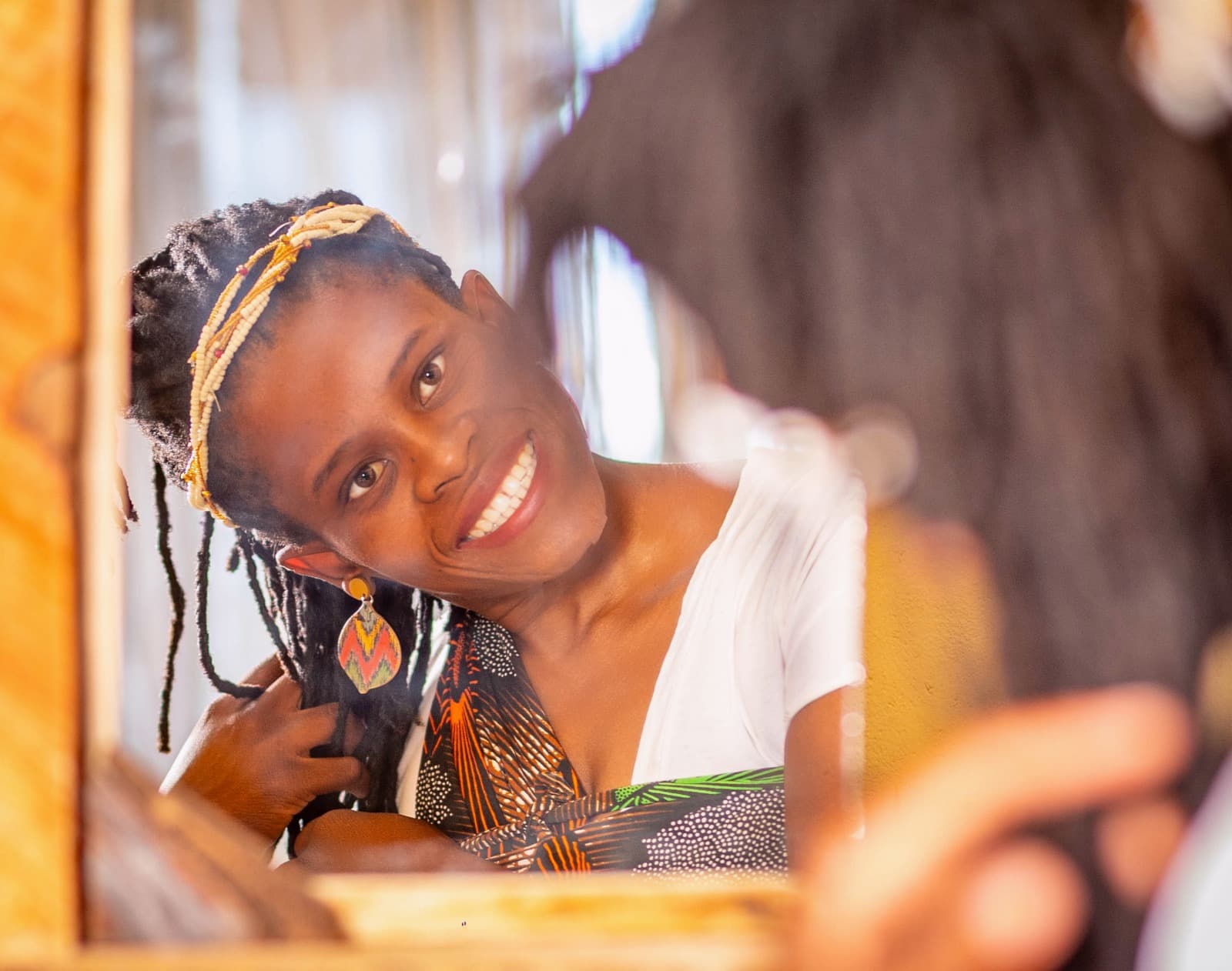 Portrait of Thelmah Kutinyu, artist and founder
