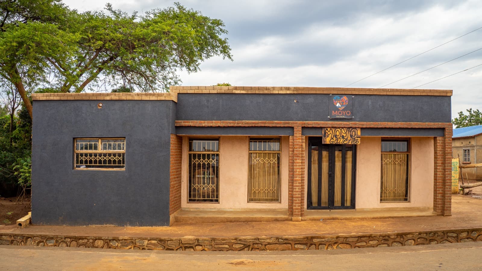 Building exterior associated with the foundation